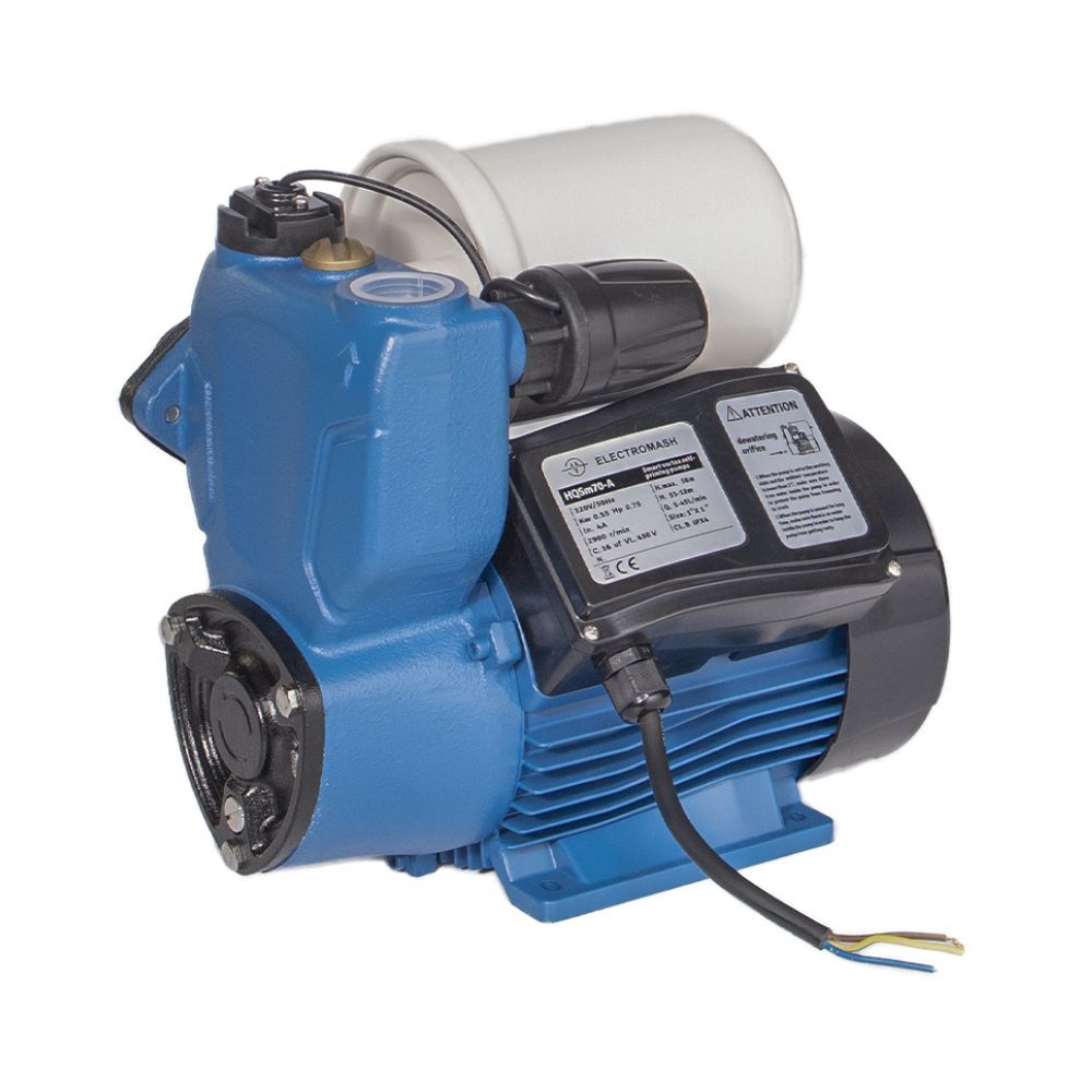 Мини хидрофор Electromash HQSM 60, мощност 0.37 kW, напор 35 м, дебит 2100 л/ч |  |  |