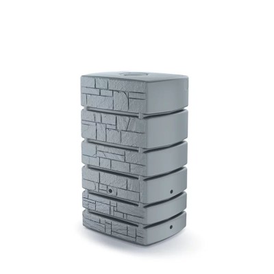 Бидон за дъждовна вода HydroMoby Arves Tower Stone , 500л (сив) - HydroMoby
