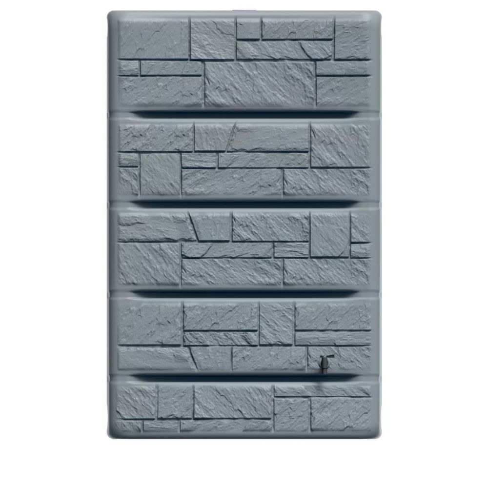 Бидон за дъждовна вода Prosperplast Arves Wall Stone, 400л (антрацит) | Бидони за дъждовна вода | Бидони за Вода |